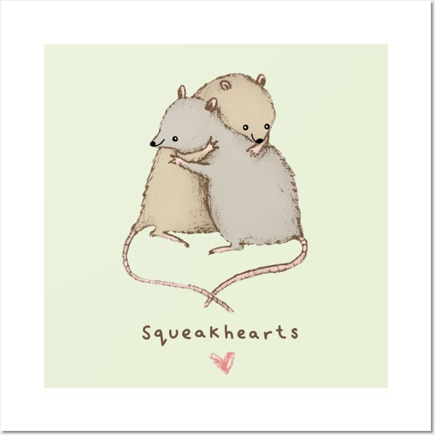 Squeakhearts Wall Art by Sophie Corrigan